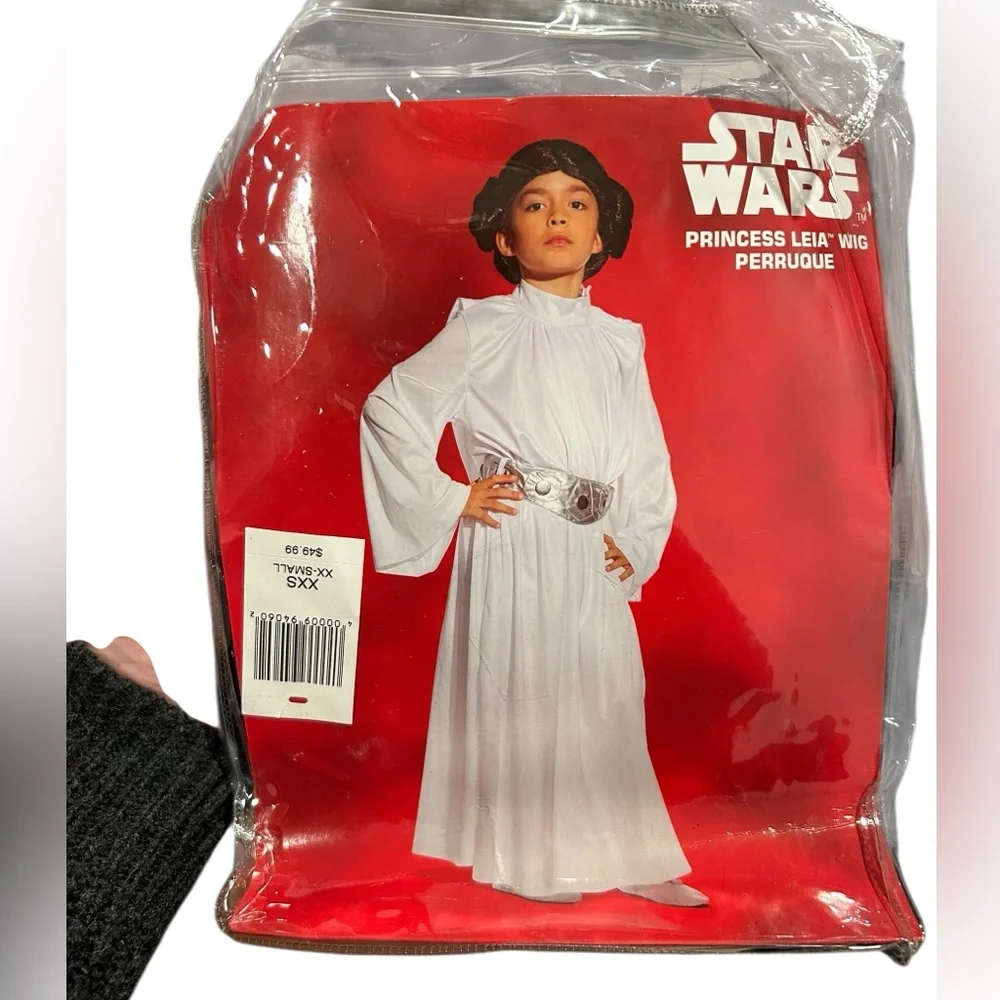 New Disney Star Wars Princess Leia Halloween Costume Size 3 Girls XXS
